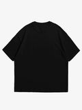 Black oversized T-shirt, Skream essentials graphic y2k print, skream streetwear t-shirt 
