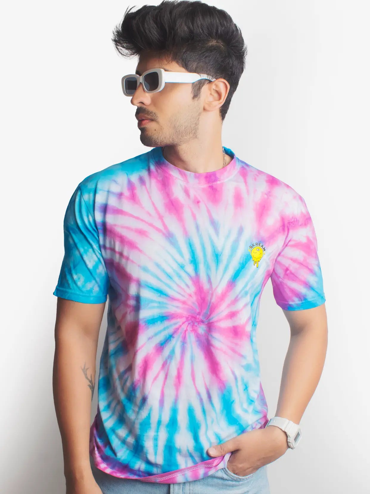 Pink Swirl Tie Dye t-shirt