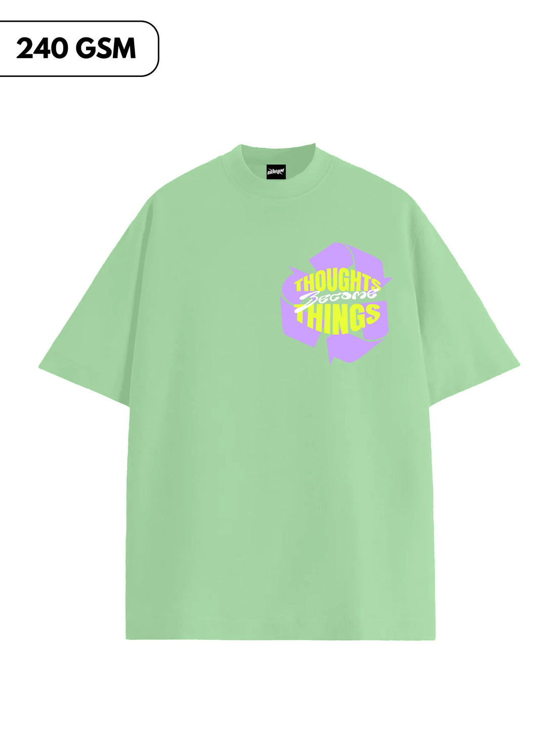 Thoughts Become Things Unisex Oversized Tee