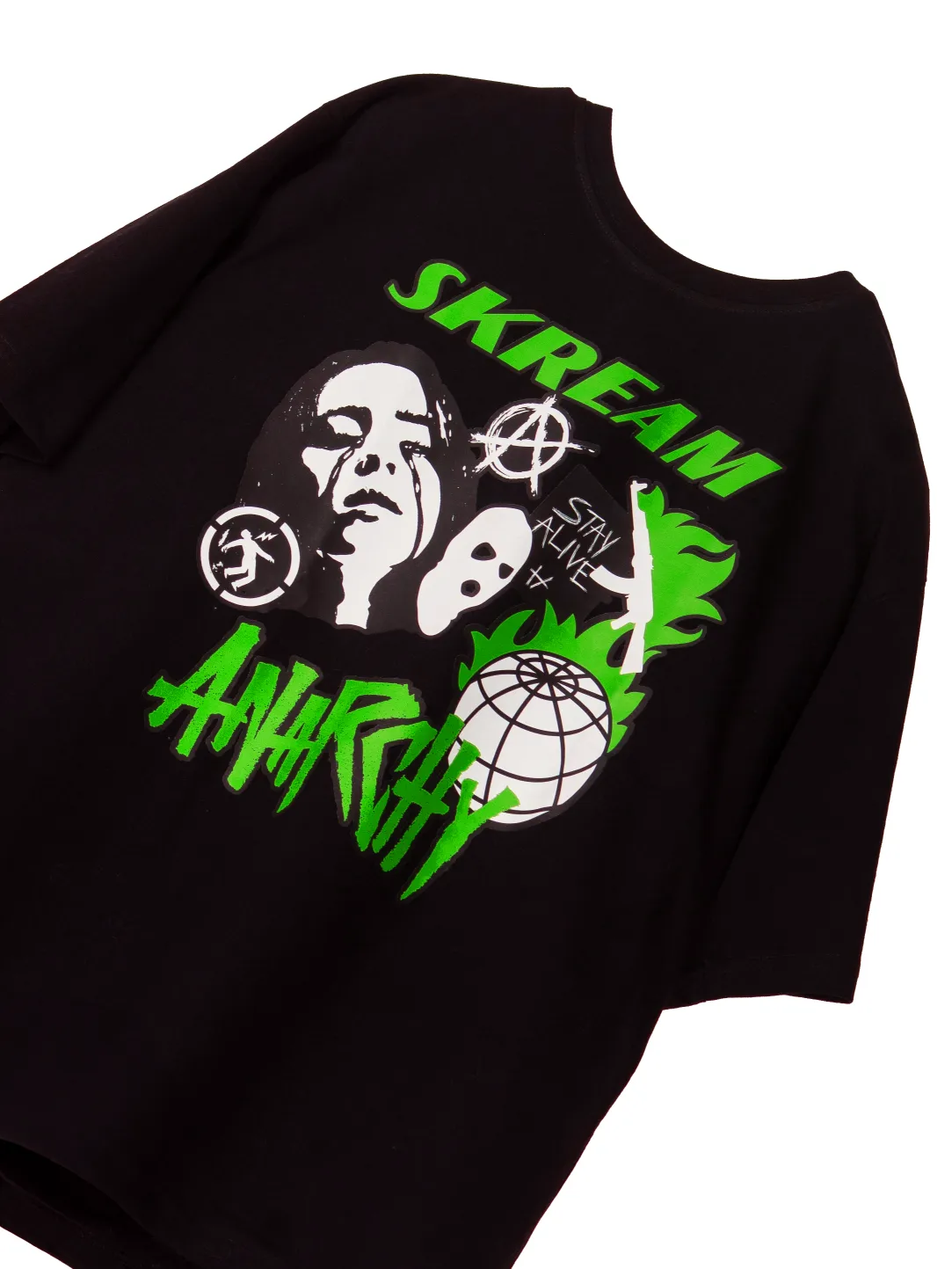 Anarchy Y2K Oversized T-shirt for Men