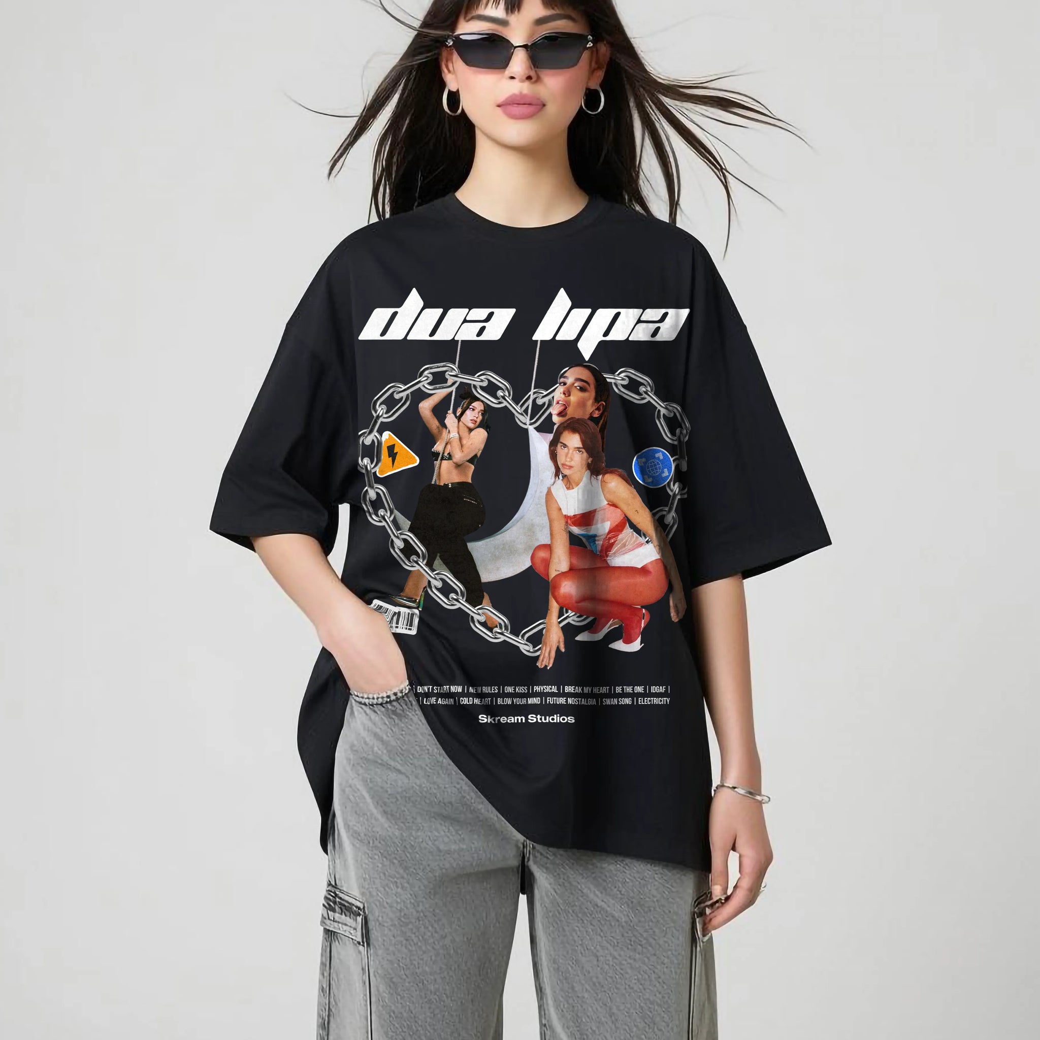 DUA LIPA Oversized Concert Tee