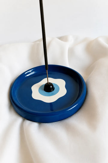 Evil Eye Incense Holder & Ashtray | Aesthetic Ceramic Home Decor | Skream