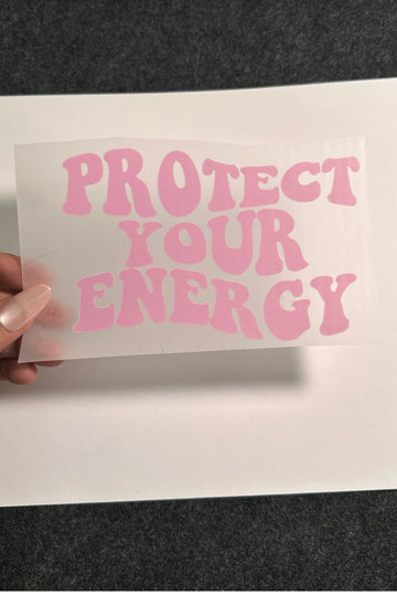 Protect Your Energy Aesthetic Iron-On Patch | SKREAM®