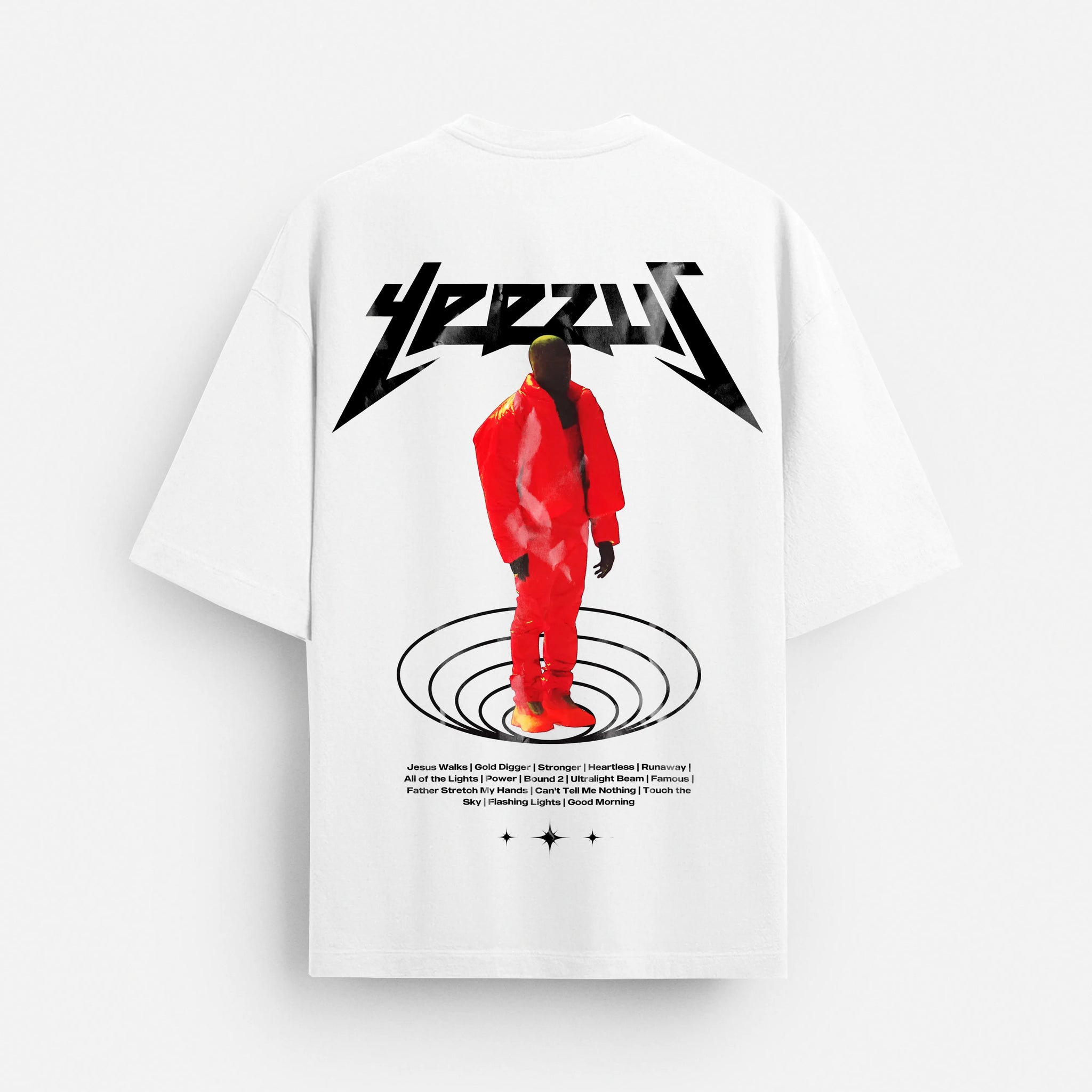 Kanye west RUNAWAY merch t SVART WEAR Kanye West -My Beautiful