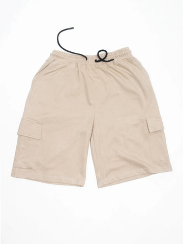 Relaxed Fit Beige Shorts for Men