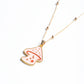 Mushroom Y2k Pendant with Long Chain For Women