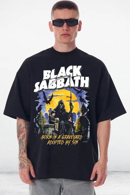 Black Sabbath Oversized Tee