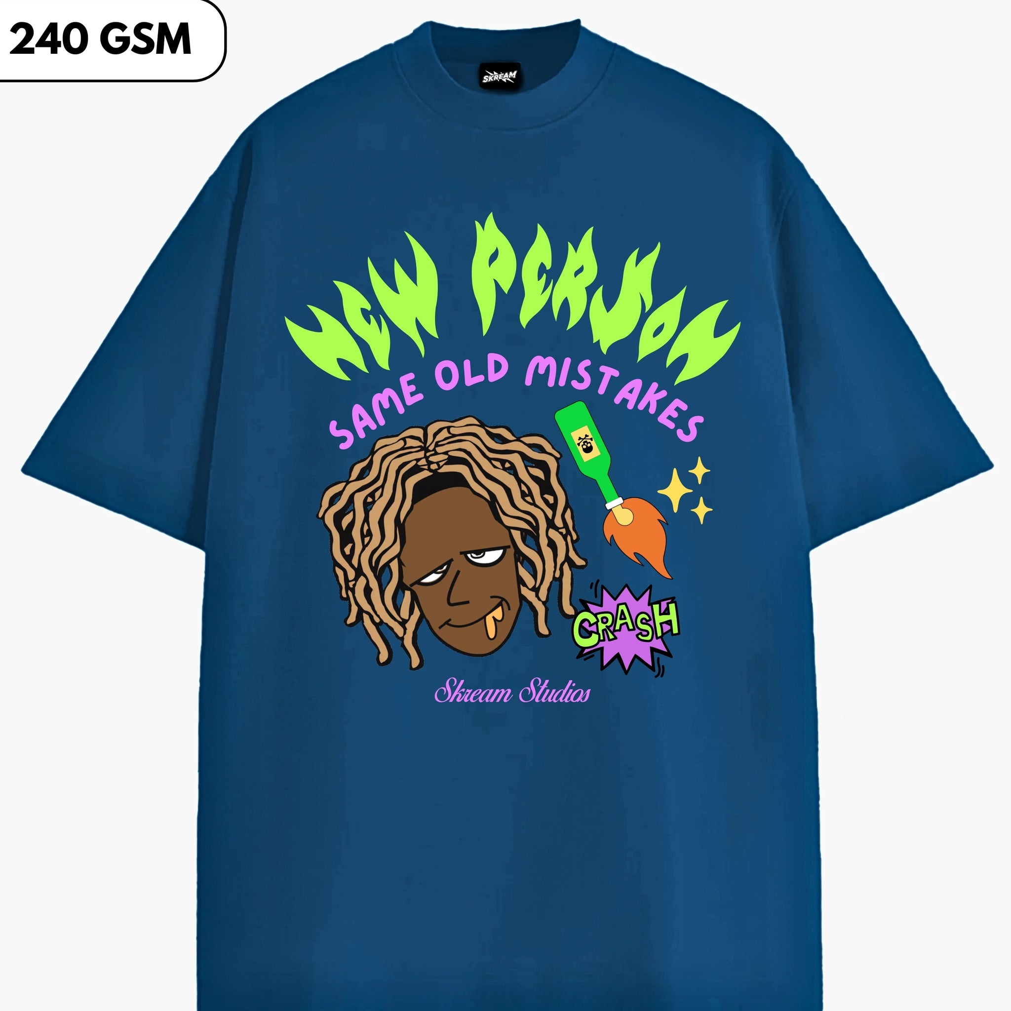 Same Old Mistakes Heavy Weight Oversized Tee