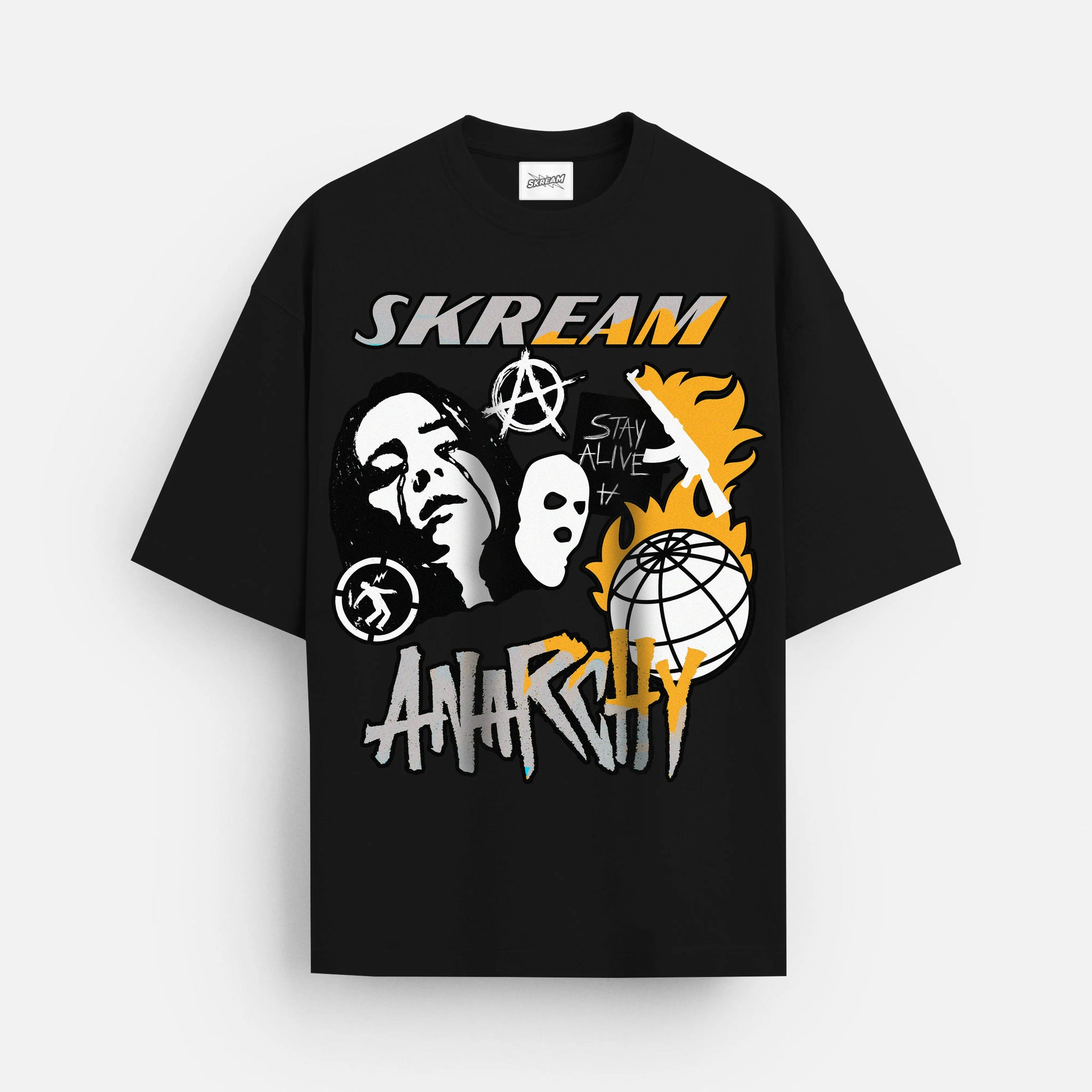 Anarchy Y2K Oversized T-shirt