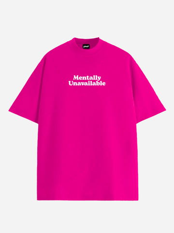 Mentally Unavailable Oversized Tee Unisex | SKREAM®