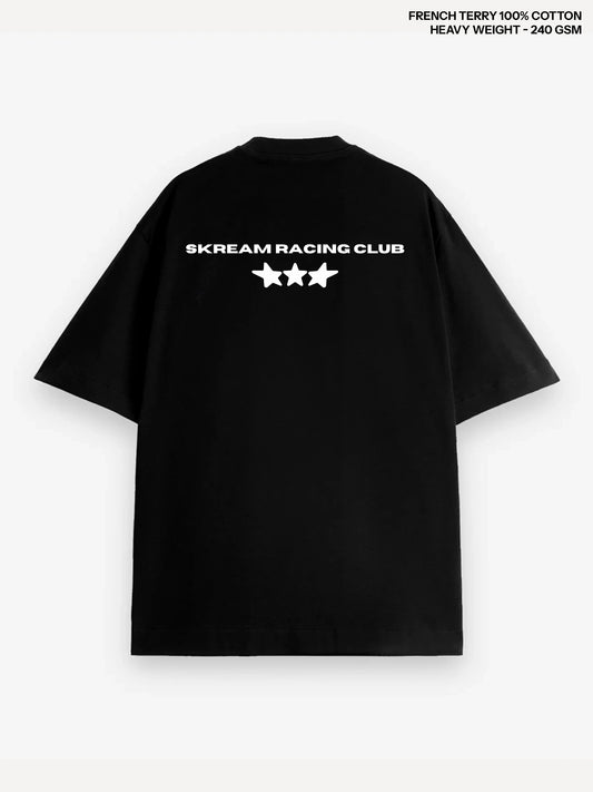 Skream Racing Club Heavy Weight Oversized Tee